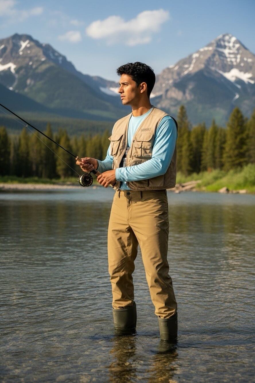 Orvis Men's 36X30 Tan Tech Lightweight Outdoor Pants Gorpcore Hiking Camping